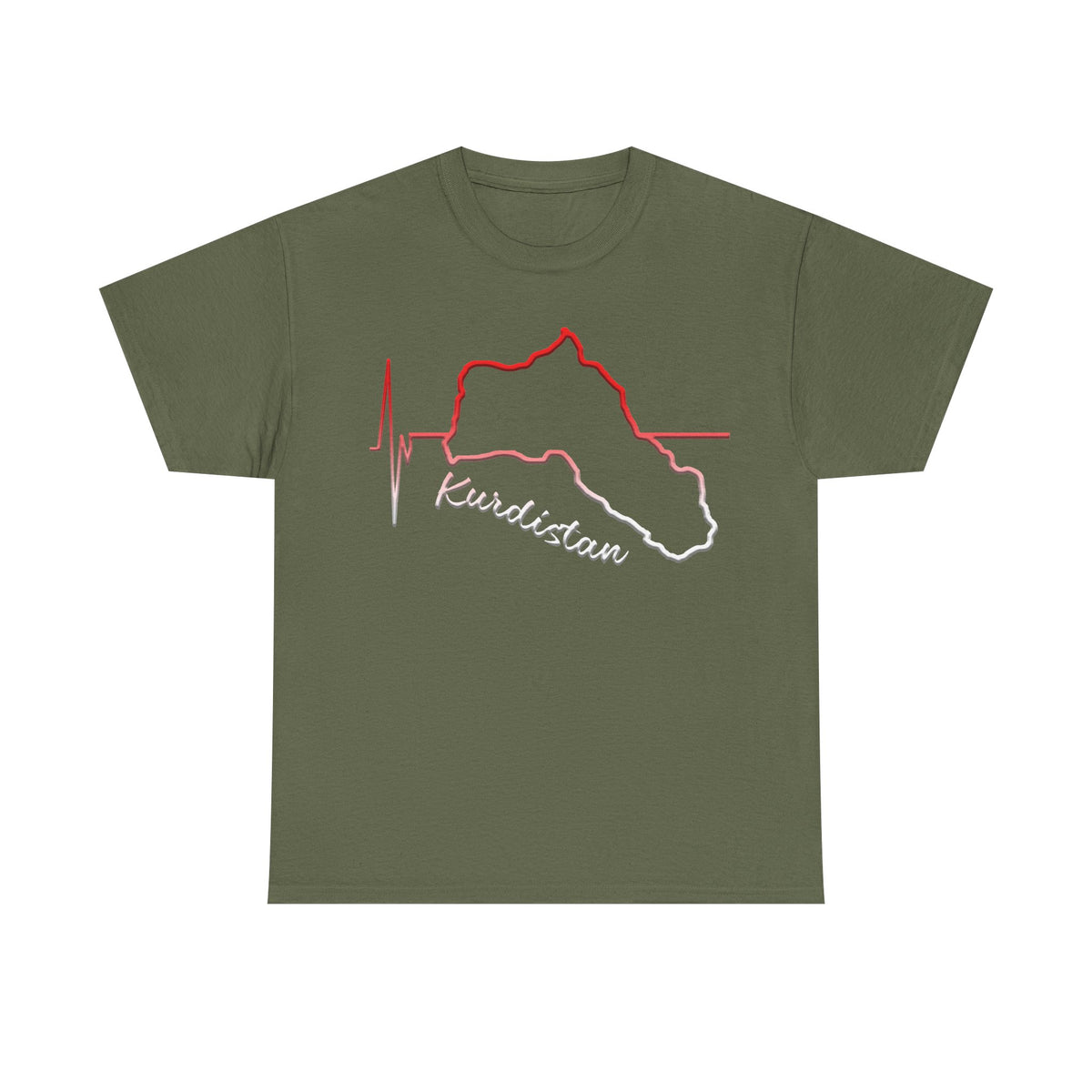 Kurdistán Azadi Escudo Bandera Patria Newroz Regalo - Camiseta unisex