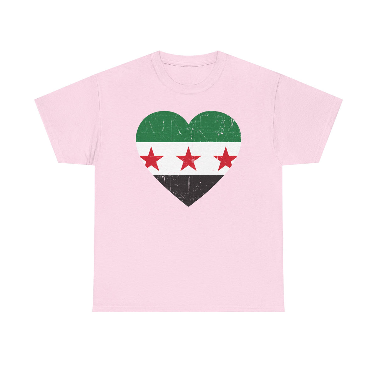Syria Syrien Wappen Flagge Heimat Sport Fan Geschenkidee - Unisex T-Shirt