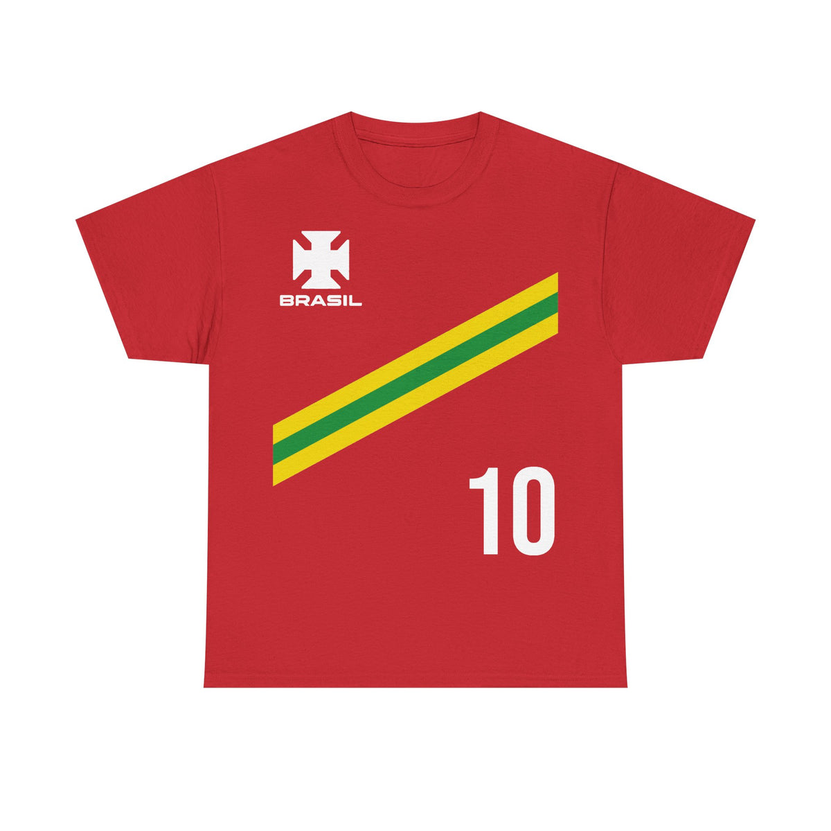 Brazil Brasilien Wappen Flagge Sport Fan Fußball Geschenkidee - Unisex T-Shirt