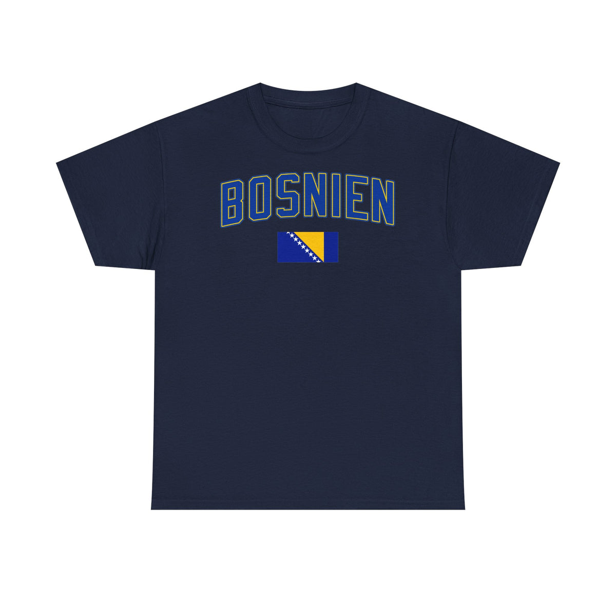 Bosnia Wappen Flagge Stolz Heimat Fußball fan Geschenkidee - Unisex T-Shirt