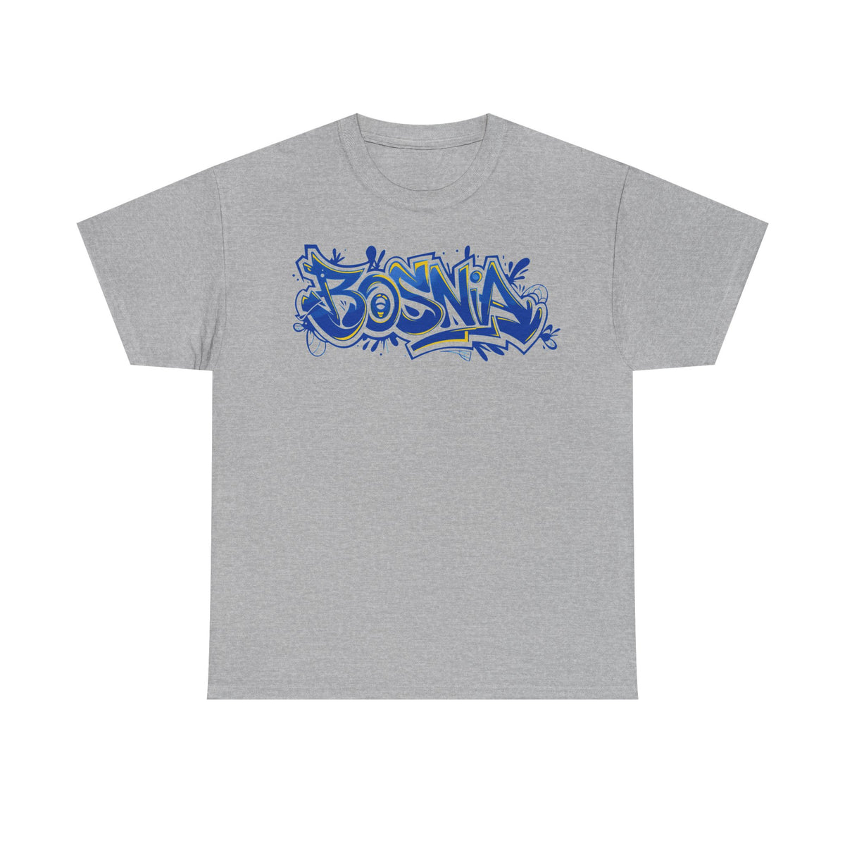 Bosnia escudo bandera orgullo patria aficionado al fútbol idea de regalo - Camiseta unisex
