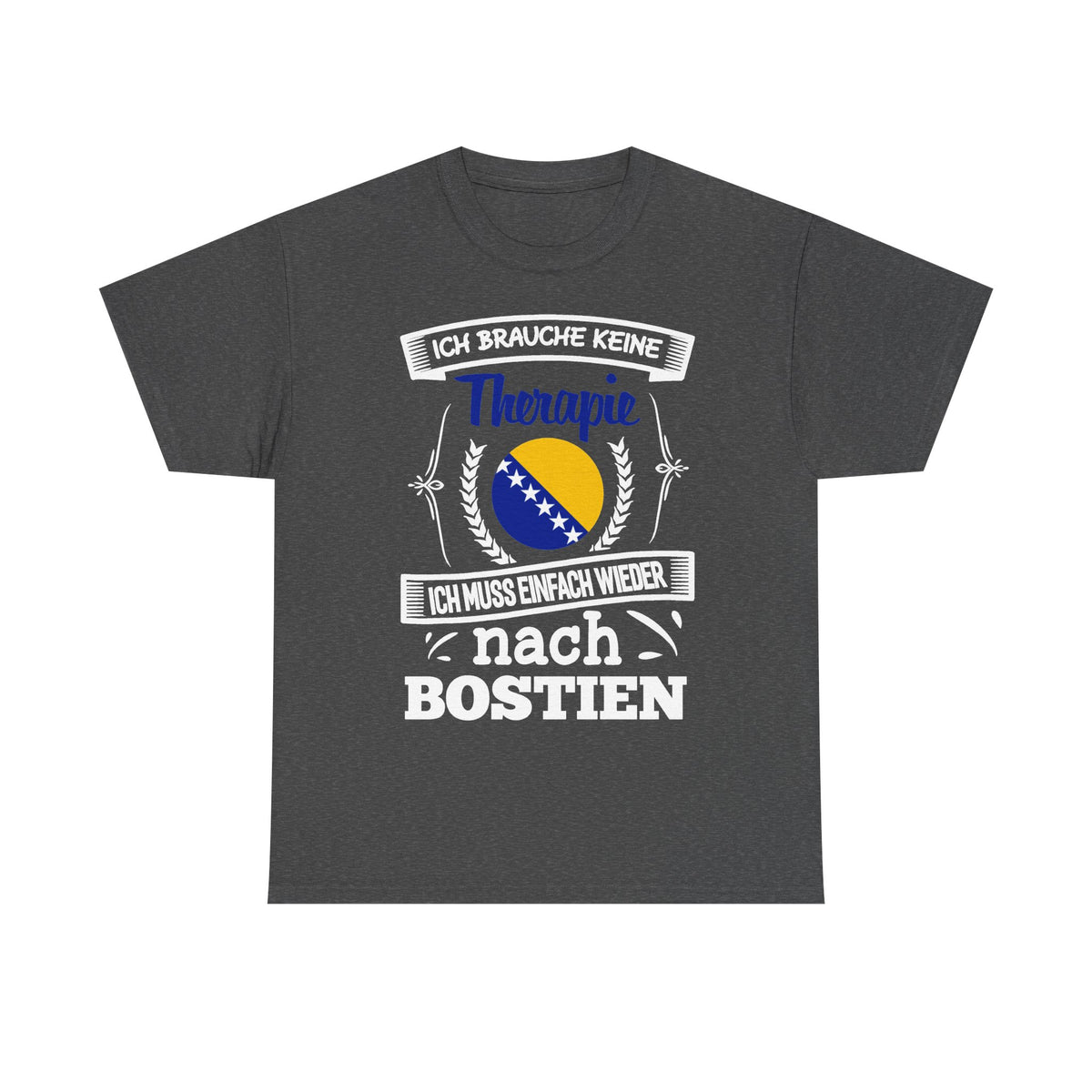 Bosnia Wappen Flagge Stolz Heimat Fußball fan Geschenkidee - Unisex T-Shirt