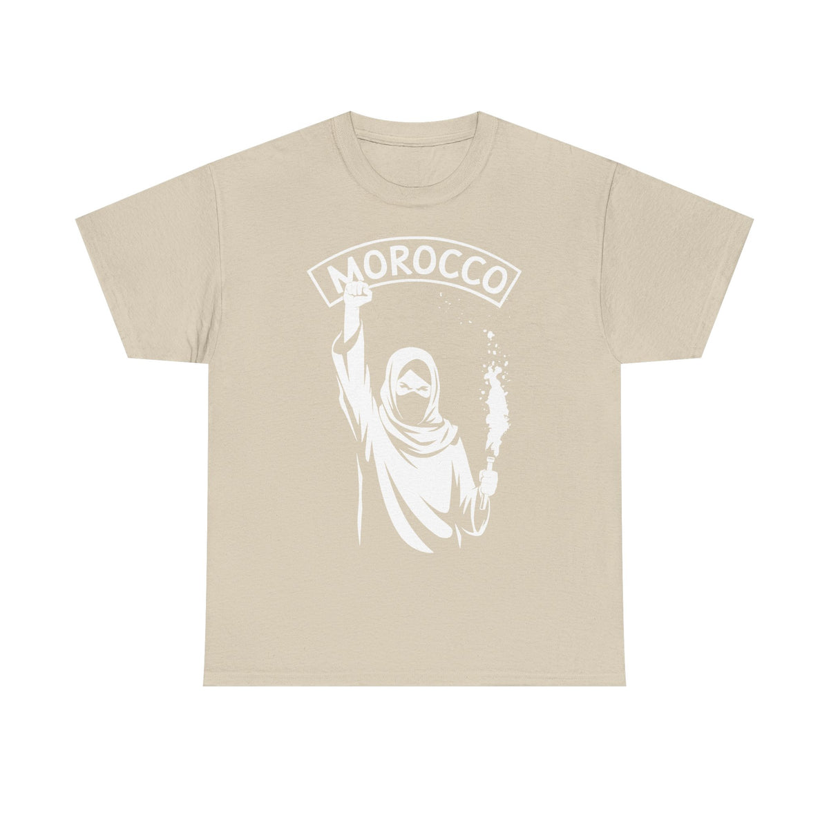 Escudo de hooligan de Marruecos Bandera de Marruecos Fútbol Aficionado Deporte Idea de regalo - Camiseta unisex