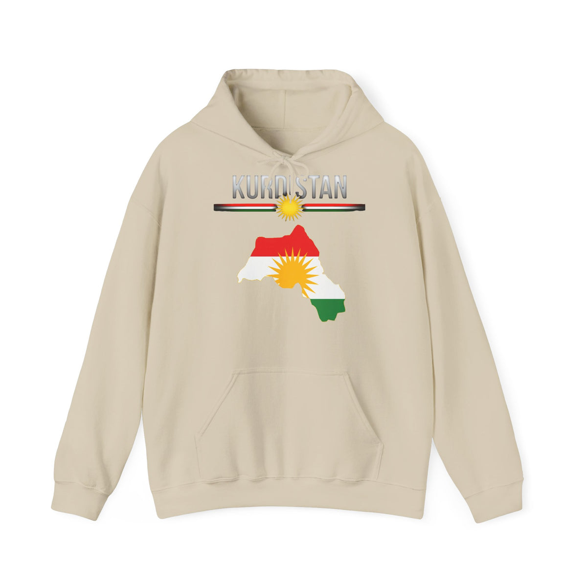 Kurdistan Pride Stolz Heimat Flagge Sonne - Unisex Hoodie