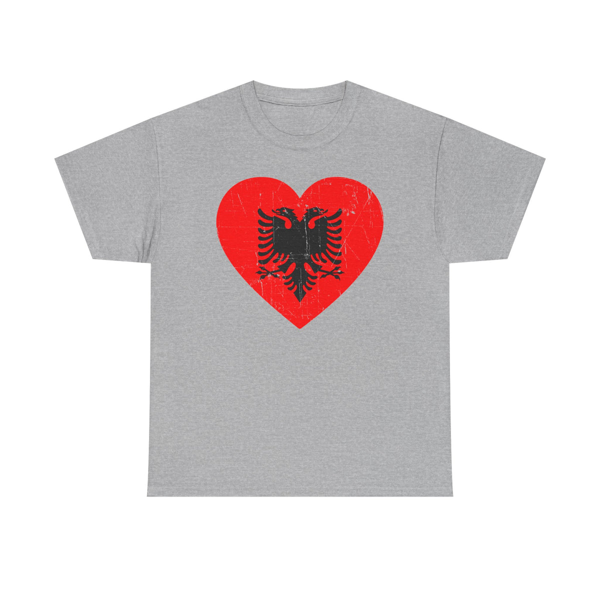 Albania Wappen Shqiptar Flagge Adler Fußball Fan Sport Unisex T Shirt