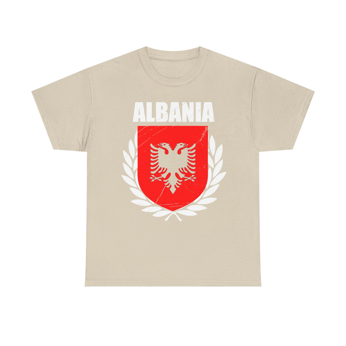 Camiseta unisex de Albania, escudo albanés, bandera, águila, fútbol, aficionado, deporte