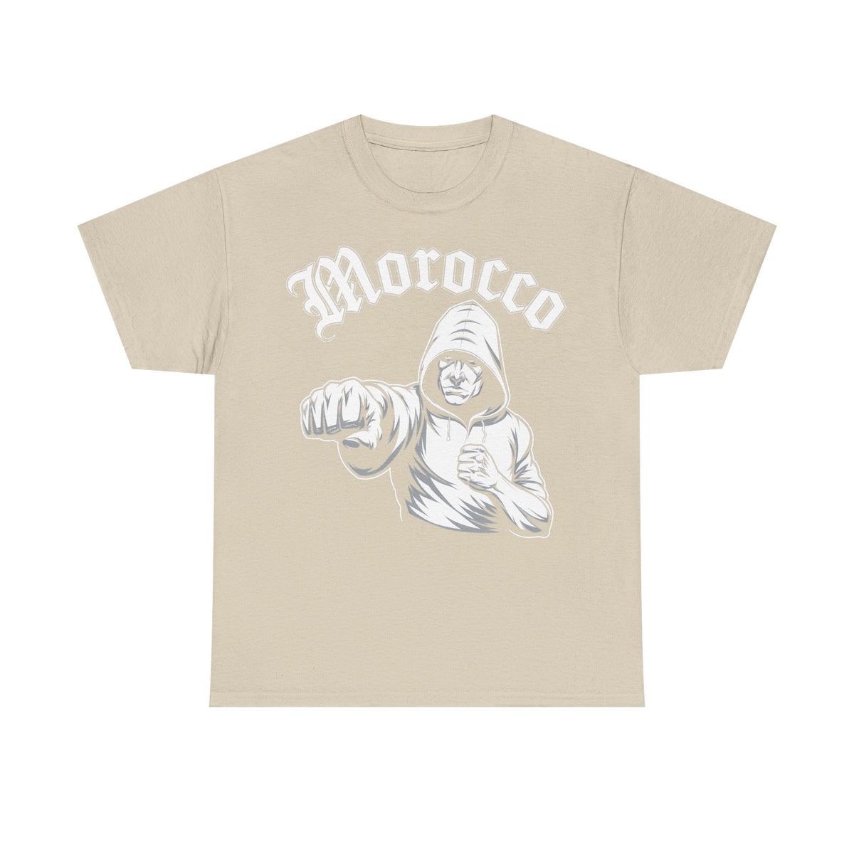 Escudo de hooligan de Marruecos Bandera de Marruecos Fútbol Aficionado Deporte Idea de regalo - Camiseta unisex