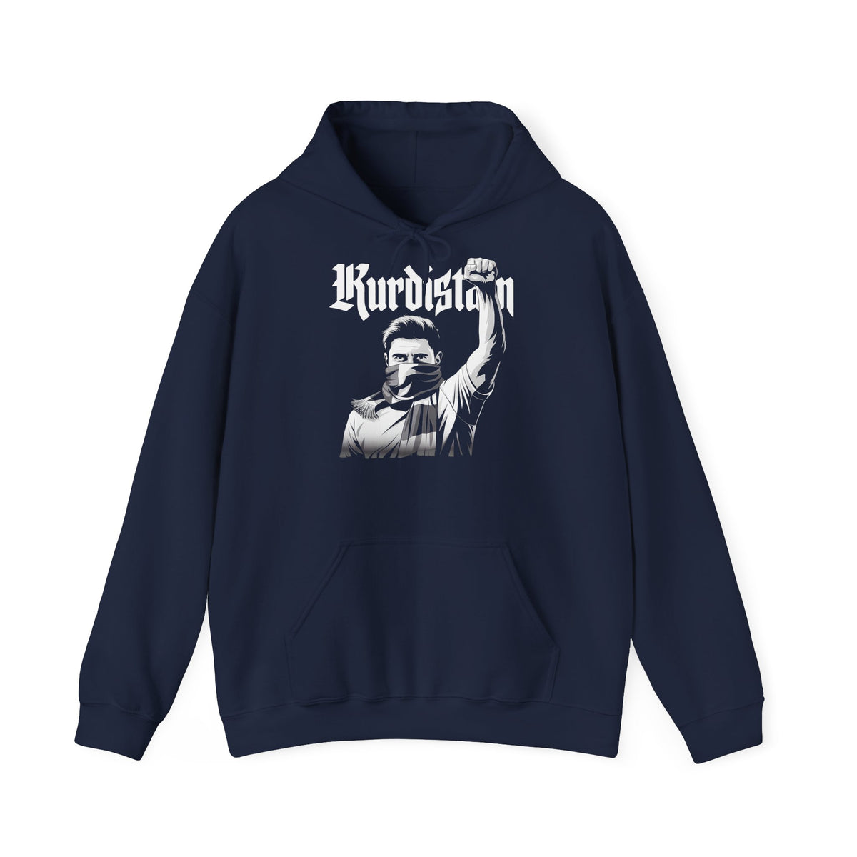 Kurdistan hooligan patria orgoglio stemma bandiera sport calcio tifoso regalo - Felpa con cappuccio unisex