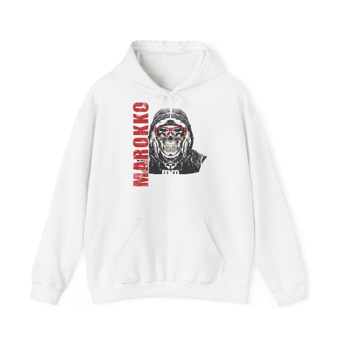 Stemma del Marocco Bandiera del Marocco Orgoglio Tifoso di calcio Sport Idea regalo - Felpa con cappuccio unisex