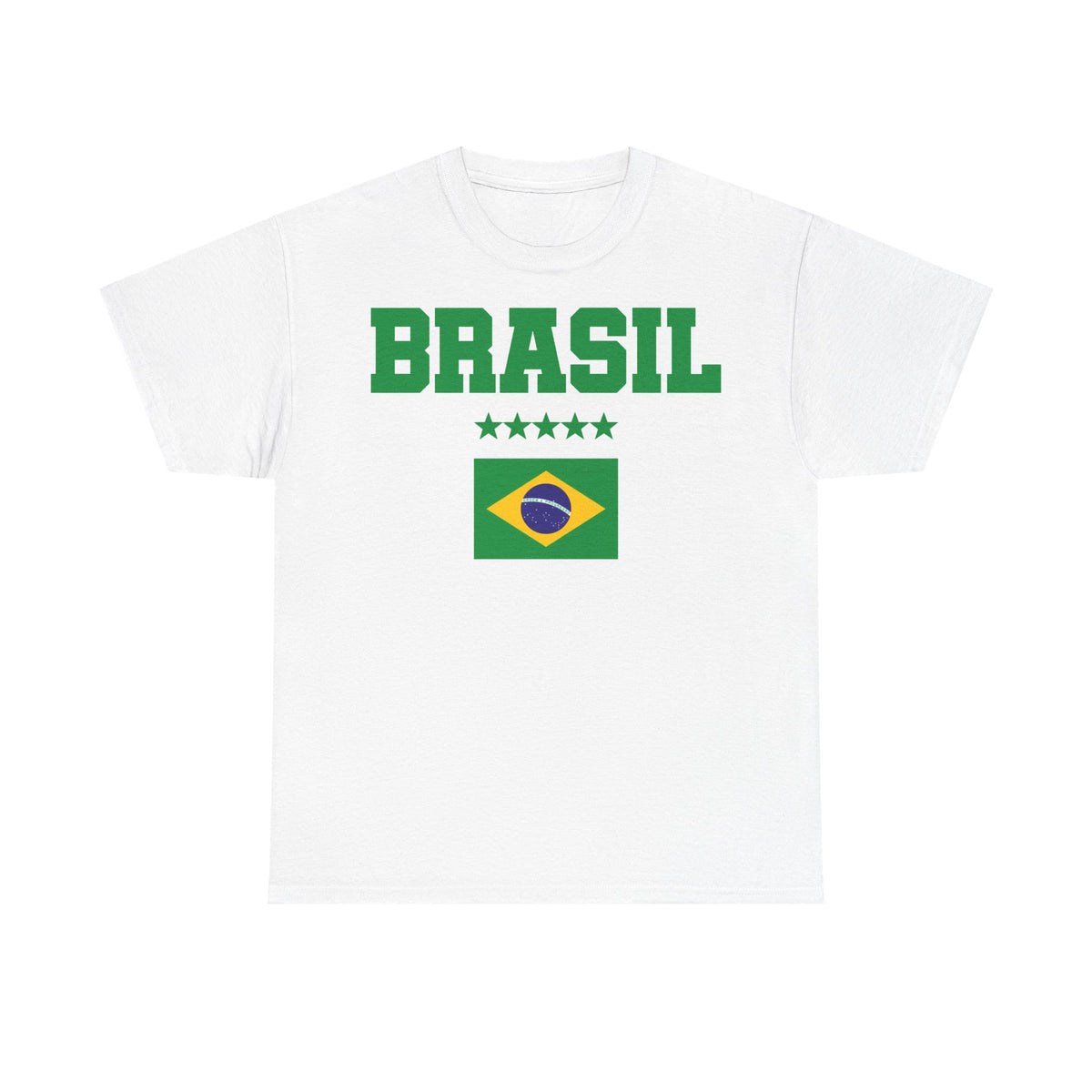 Brazil Brasilien Wappen Flagge Sport Fan Fußball Geschenkidee - Unisex T-Shirt