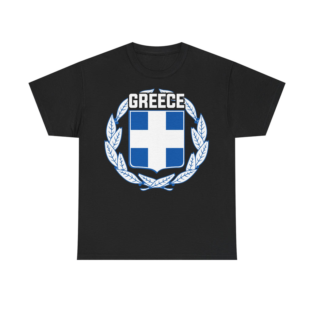 Greece Griechenland Flagge Wappen Heimat Fußball Sport Fan Geschenkidee - Unisex T-Shirt