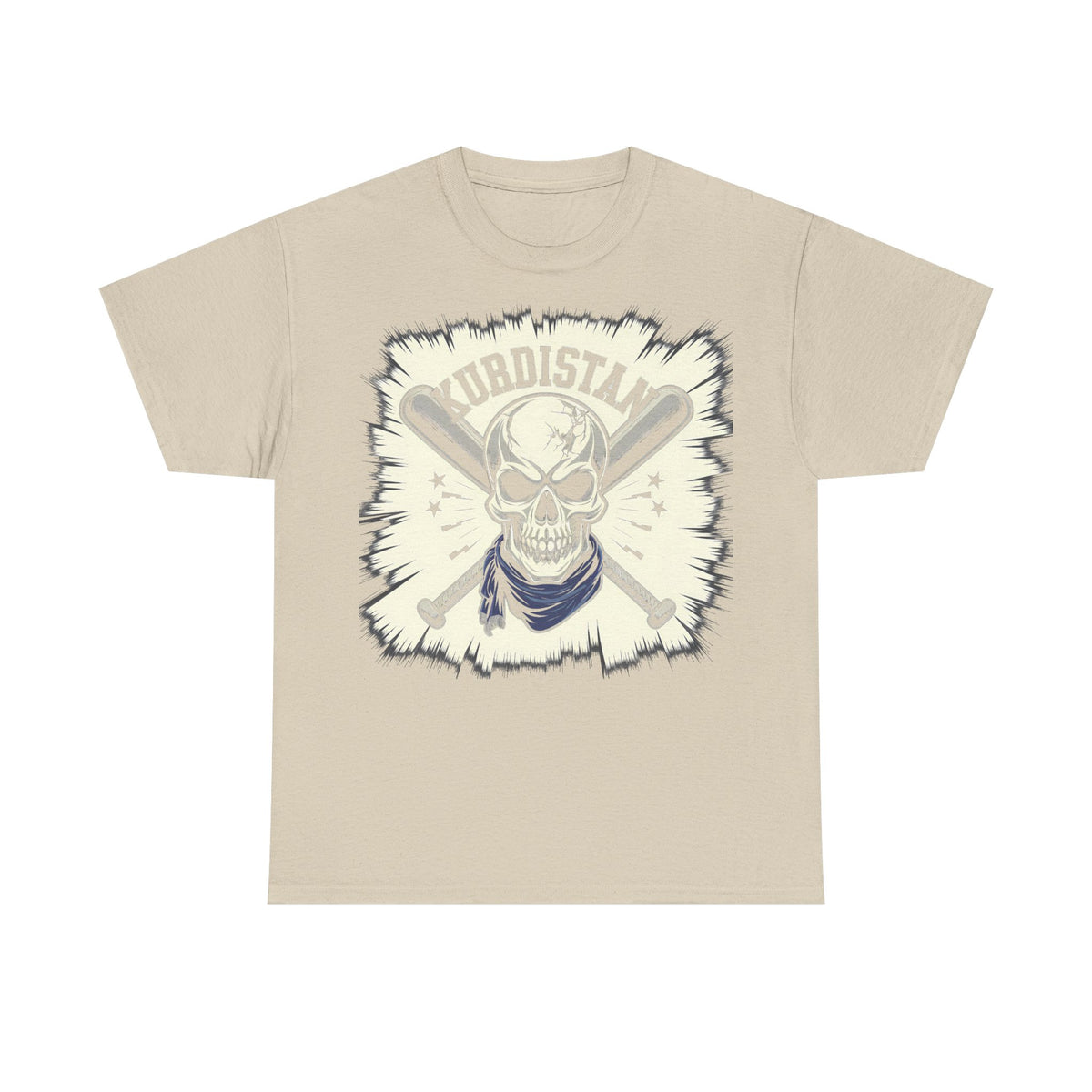 Camiseta unisex con escudo, bandera y regalo para los aficionados del Kurdistán: Azadi, patria