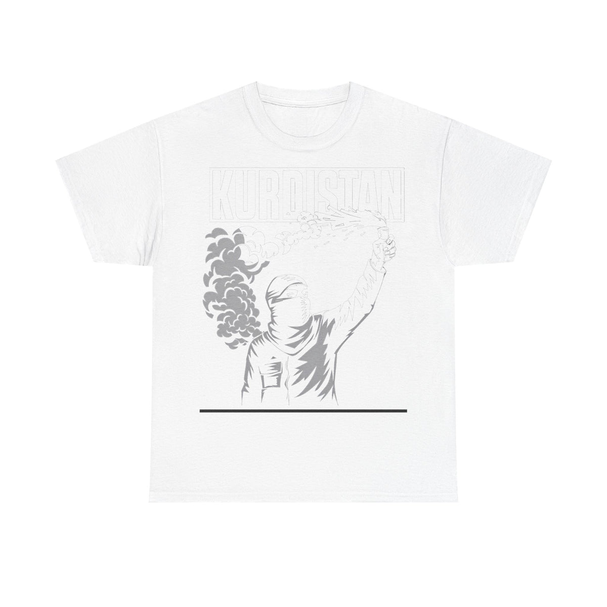 Camiseta unisex con escudo, bandera y regalo para los aficionados del Kurdistán: Azadi, patria