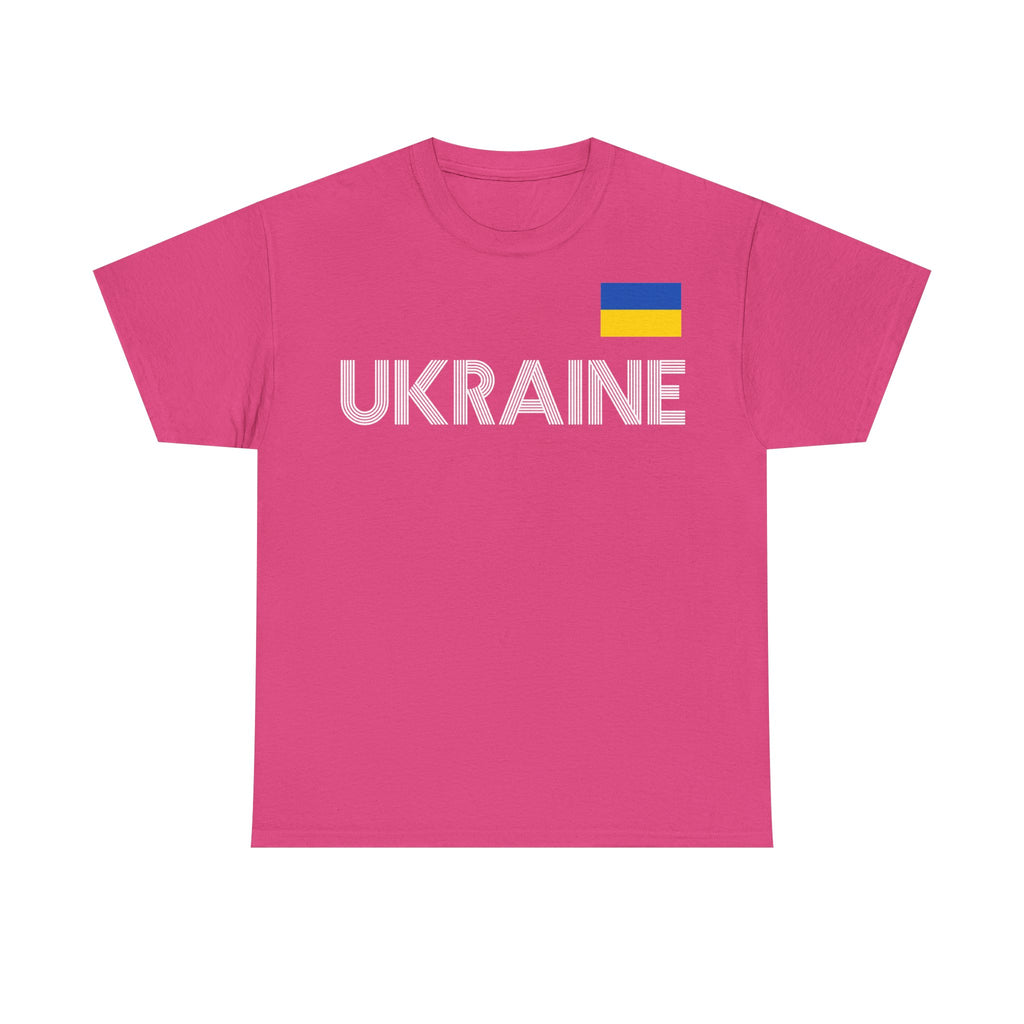 Ukraine Flagge Wappen Geschenkidee Sport Fan Fashion Vintage - Unisex T-Shirt
