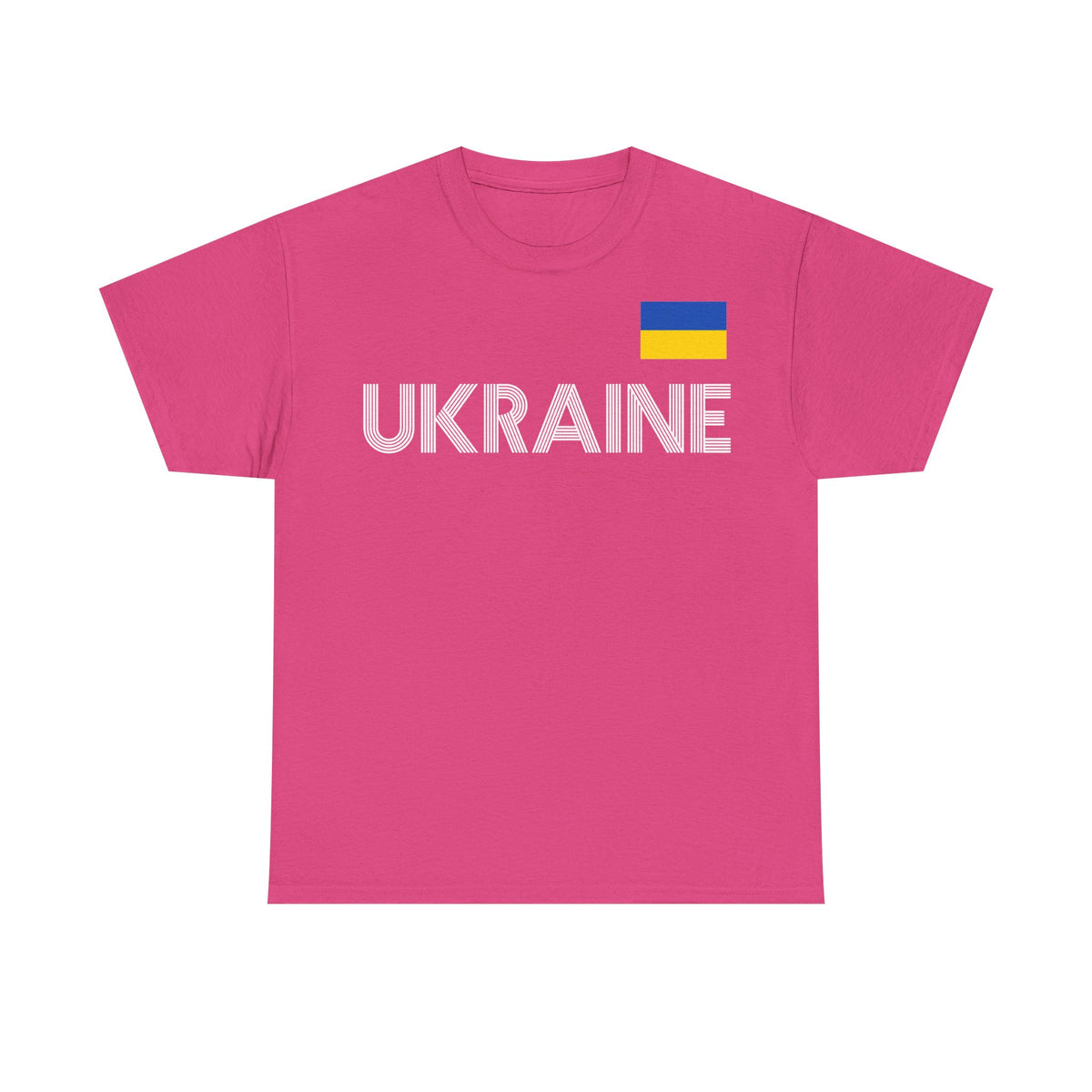 Ukraine Flagge Wappen Geschenkidee Sport Fan Fashion Vintage - Unisex T-Shirt