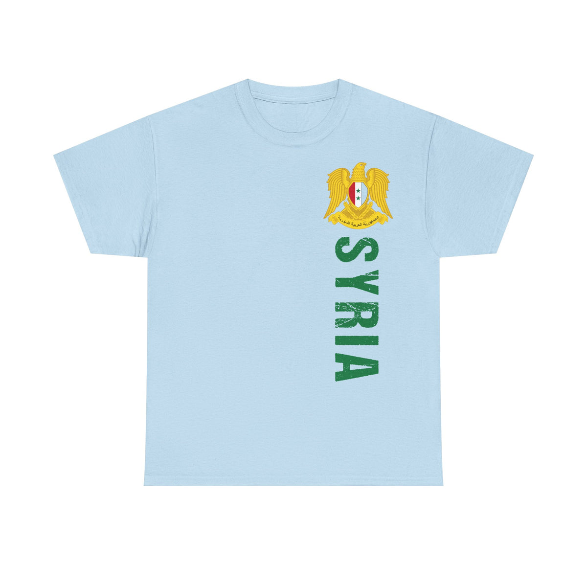 Syria Syrien Wappen Flagge Heimat Sport Fan Geschenkidee - Unisex T-Shirt