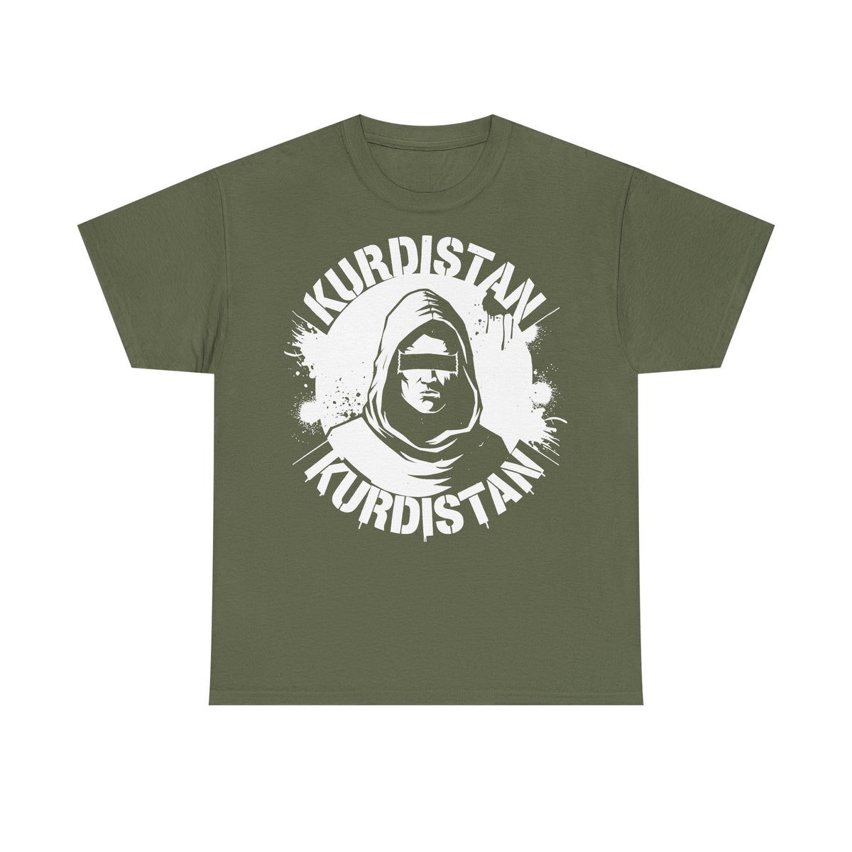 Camiseta unisex con escudo, bandera y regalo para los aficionados del Kurdistán: Azadi, patria