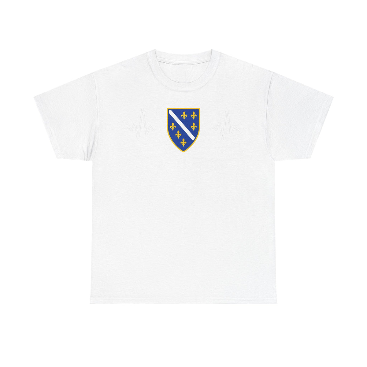 Bosnia Wappen Flagge Stolz Heimat Fußball fan Geschenkidee - Unisex T-Shirt
