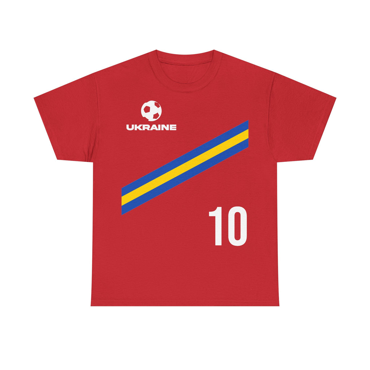 Bandera de Ucrania escudo idea de regalo afición al deporte moda vintage - Camiseta unisex