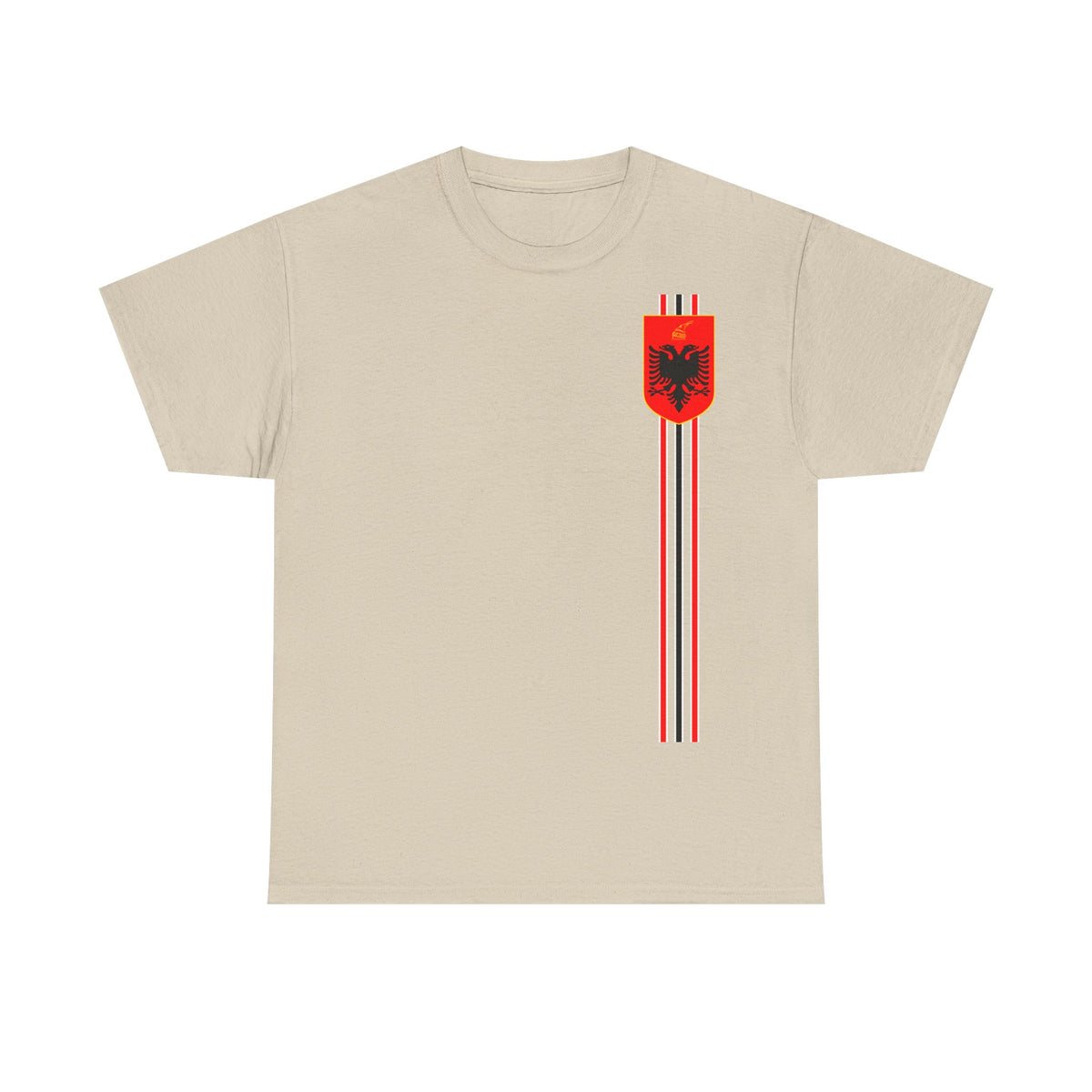 Camiseta unisex de Albania, escudo albanés, bandera, águila, fútbol, aficionado, deporte