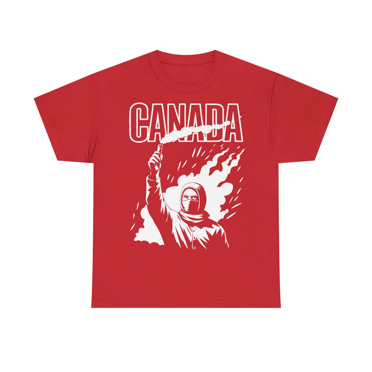 Canada Kanada Hooligan Wappen Flagge Fan Sport Fußball Geschenkidee - Unisey T-Shirt