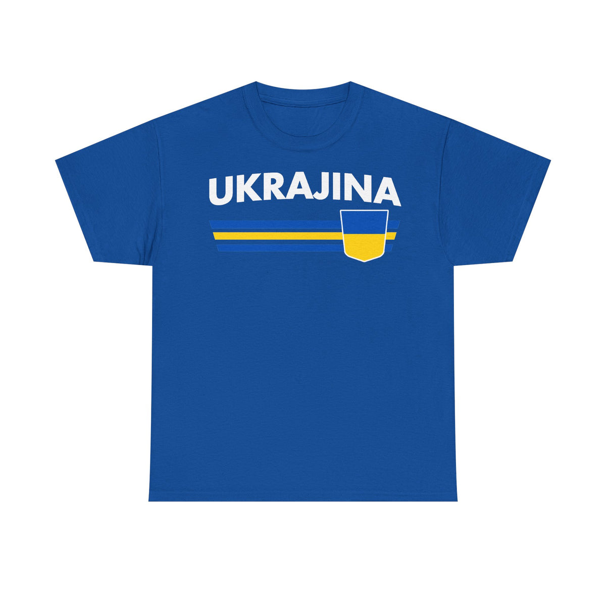 Bandiera e stemma dell'Ucraina Idea regalo Sport Tifoso Moda Vintage - T-shirt unisex