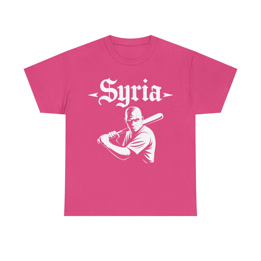 Syria Syrien Hooligan Wappen Flagge Heimat Sport Fußball Fan Geschenkidee - Unisex T-Shirt