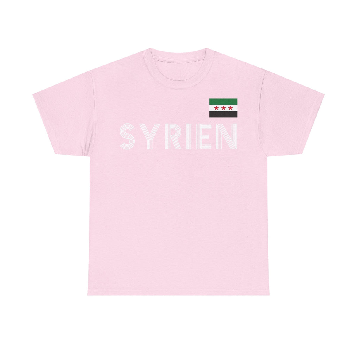 Syria Syrien Wappen Flagge Heimat Sport Fan Geschenkidee - Unisex T-Shirt