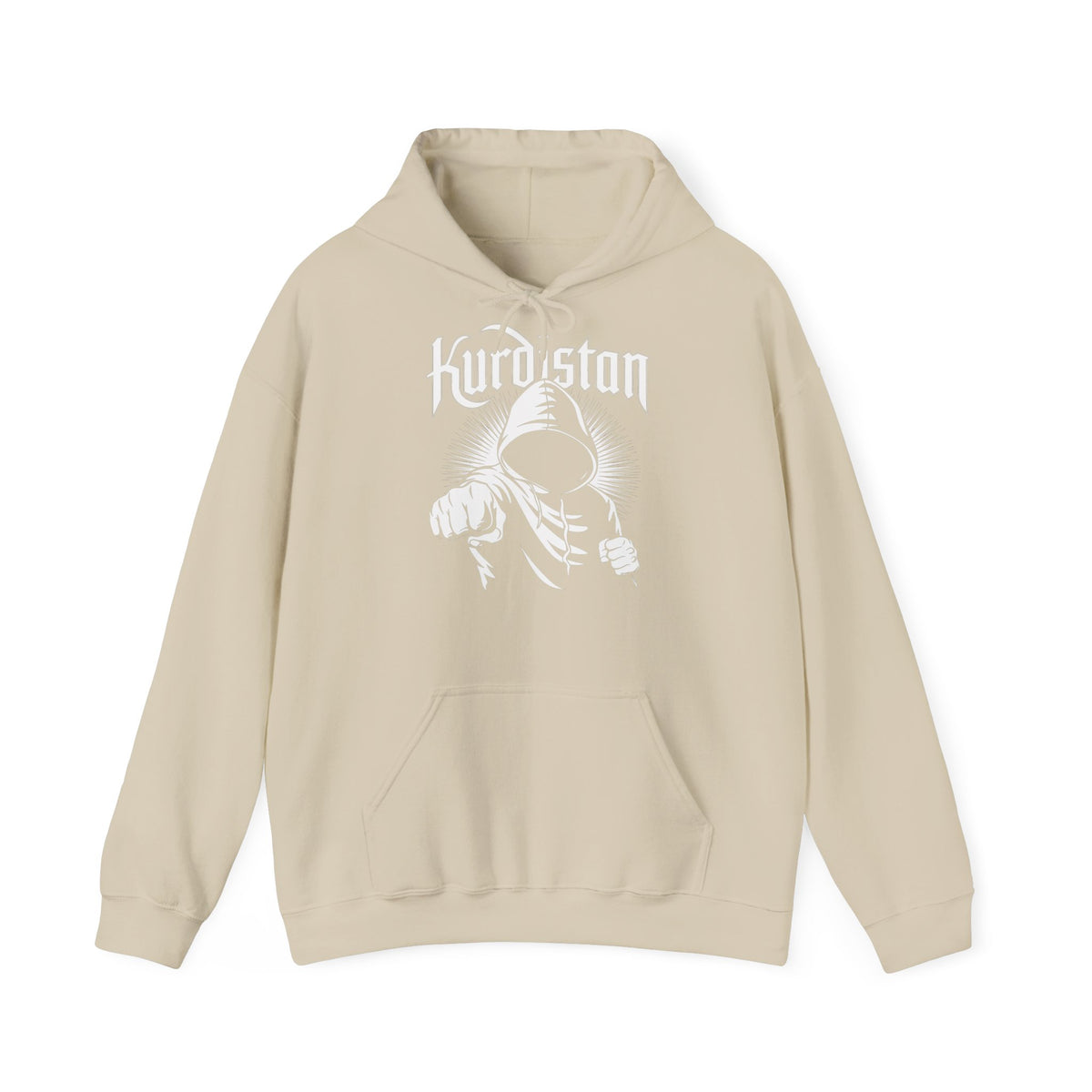 Kurdistan hooligan patria orgoglio stemma bandiera sport calcio tifoso regalo - Felpa con cappuccio unisex