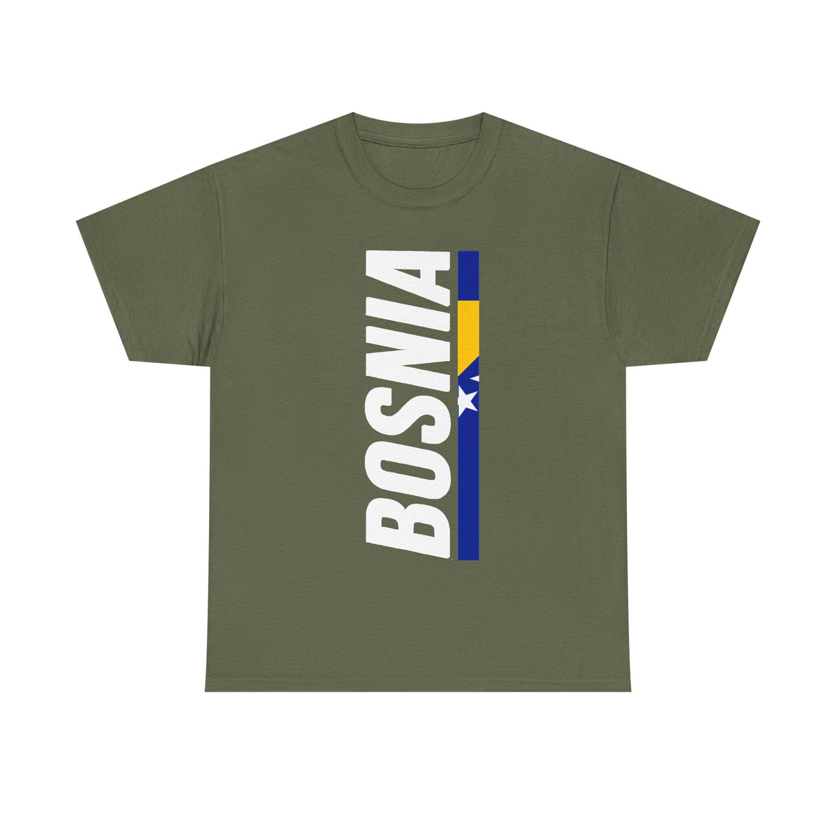 Bosnia Wappen Flagge Stolz Heimat Fußball fan Geschenkidee - Unisex T-Shirt
