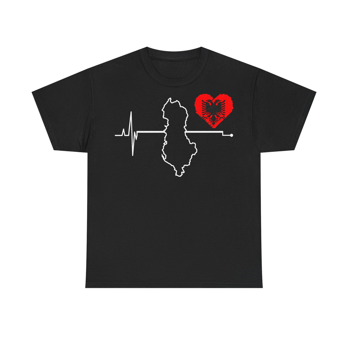 Albania Wappen Shqiptar Flagge Adler Fußball Fan Sport Unisex T Shirt