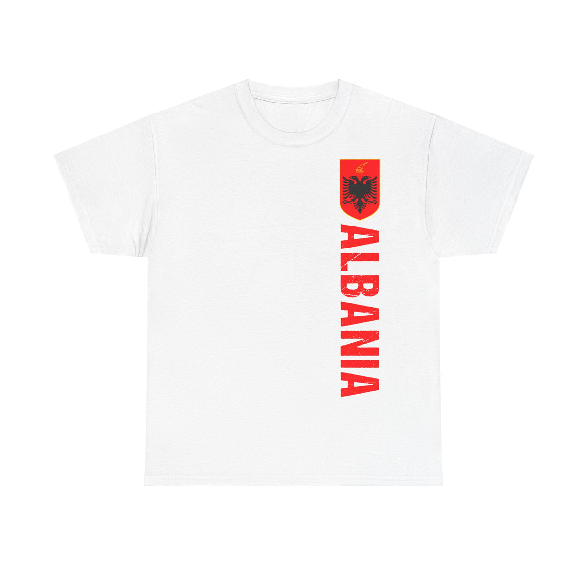Albania Wappen Shqiptar Flagge Adler Fußball Fan Sport Unisex T Shirt