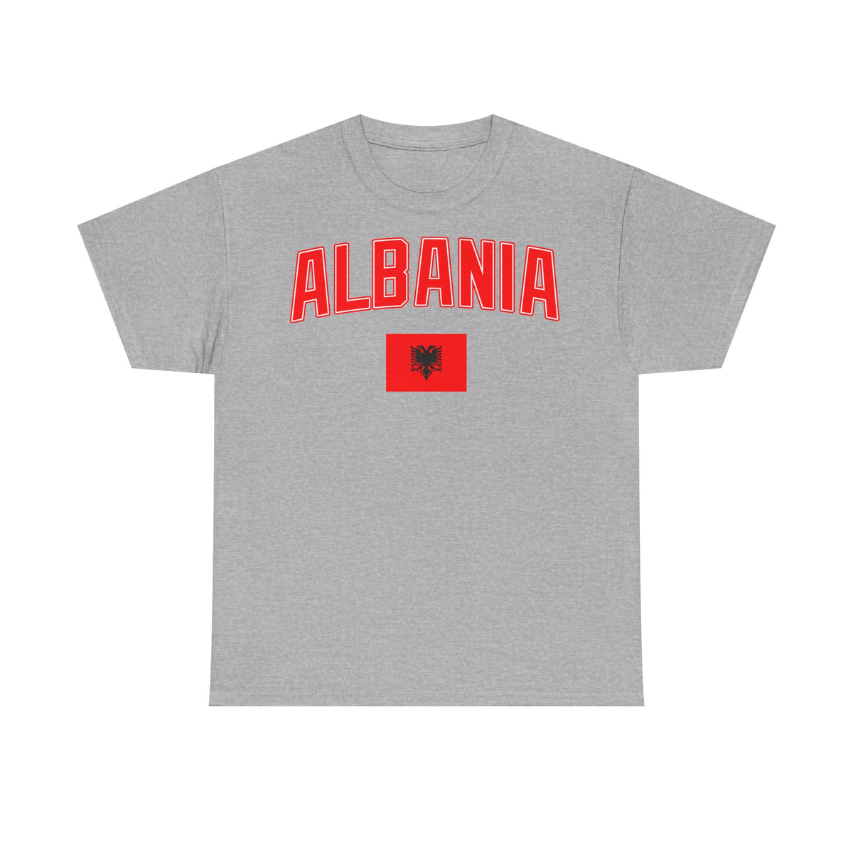 Camiseta unisex de Albania, escudo albanés, bandera, águila, fútbol, aficionado, deporte
