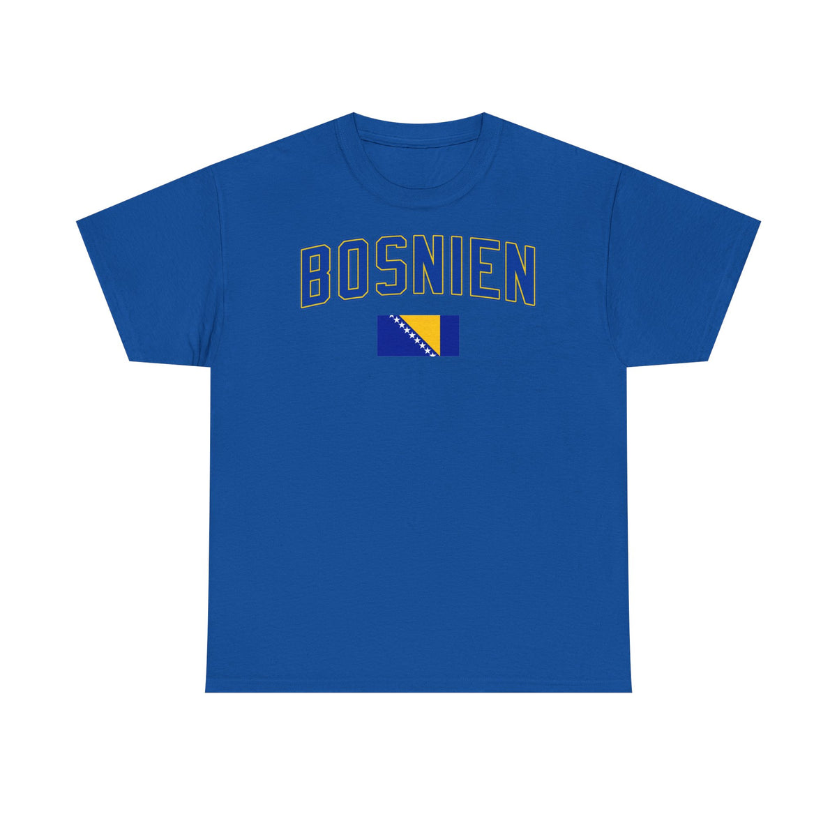 Bosnia Wappen Flagge Stolz Heimat Fußball fan Geschenkidee - Unisex T-Shirt