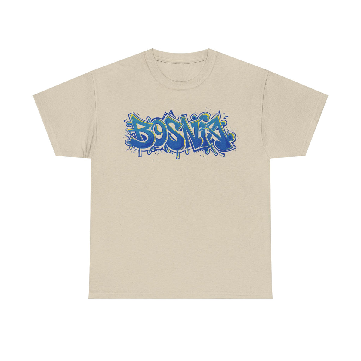 Bosnia escudo bandera orgullo patria aficionado al fútbol idea de regalo - Camiseta unisex