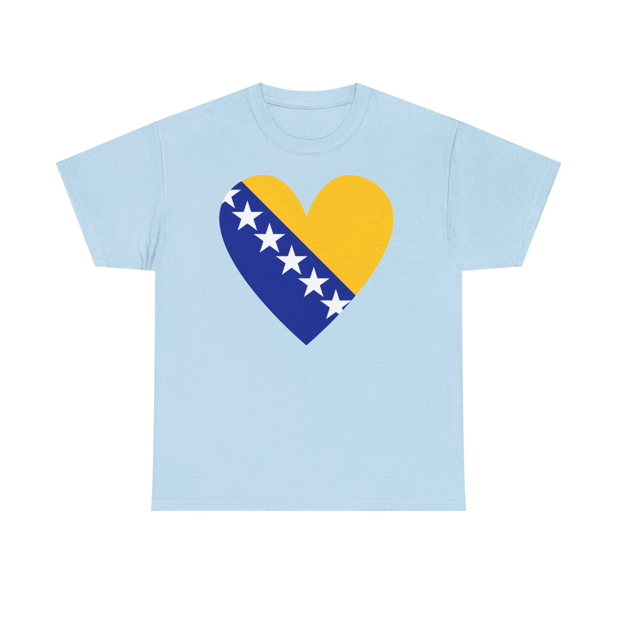 Bosnia Wappen Flagge Stolz Heimat Fußball fan Geschenkidee - Unisex T-Shirt