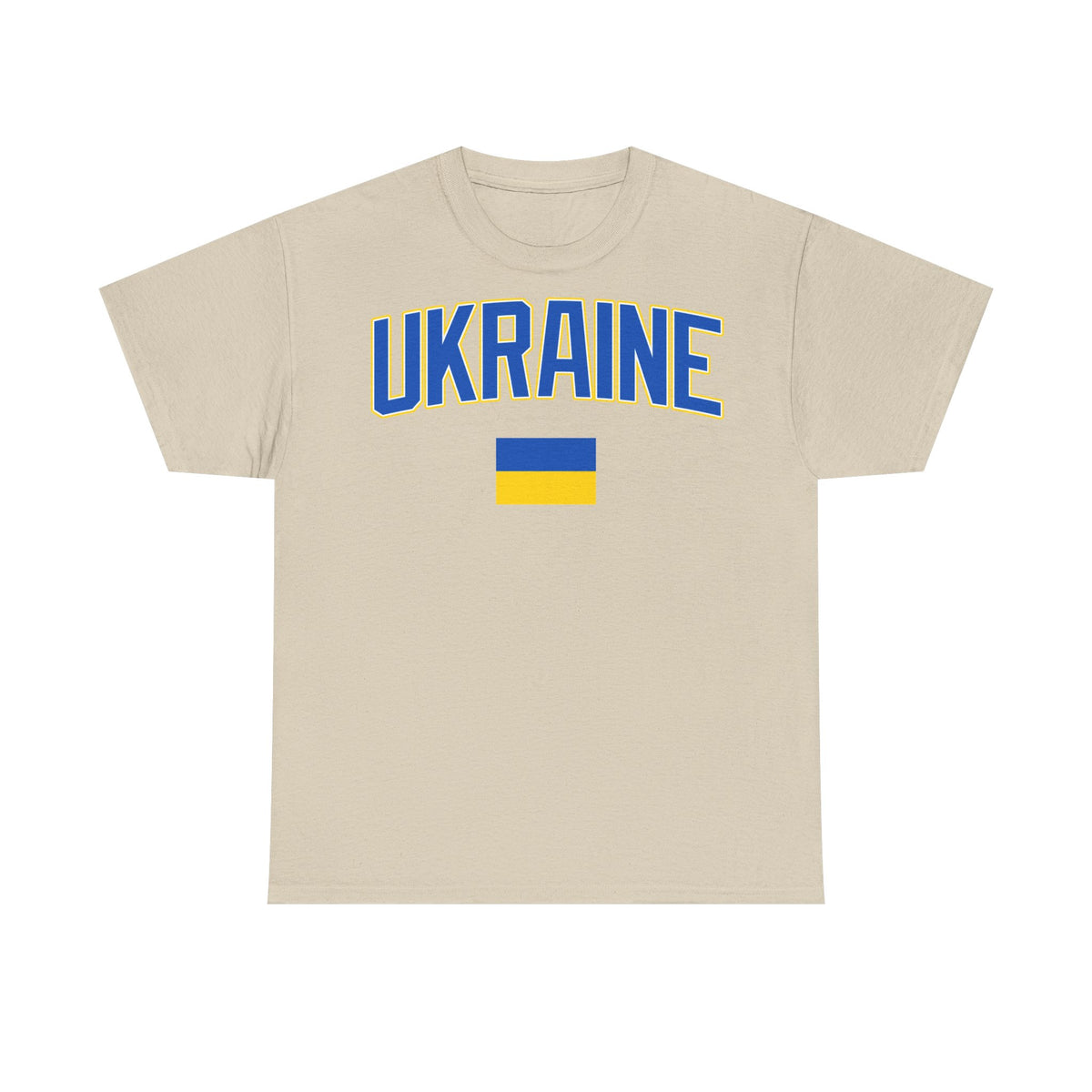 Bandera de Ucrania escudo idea de regalo afición al deporte moda vintage - Camiseta unisex