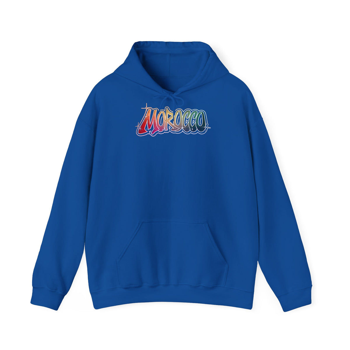 Stemma del Marocco Bandiera del Marocco Orgoglio Tifoso di calcio Sport Idea regalo - Felpa con cappuccio unisex