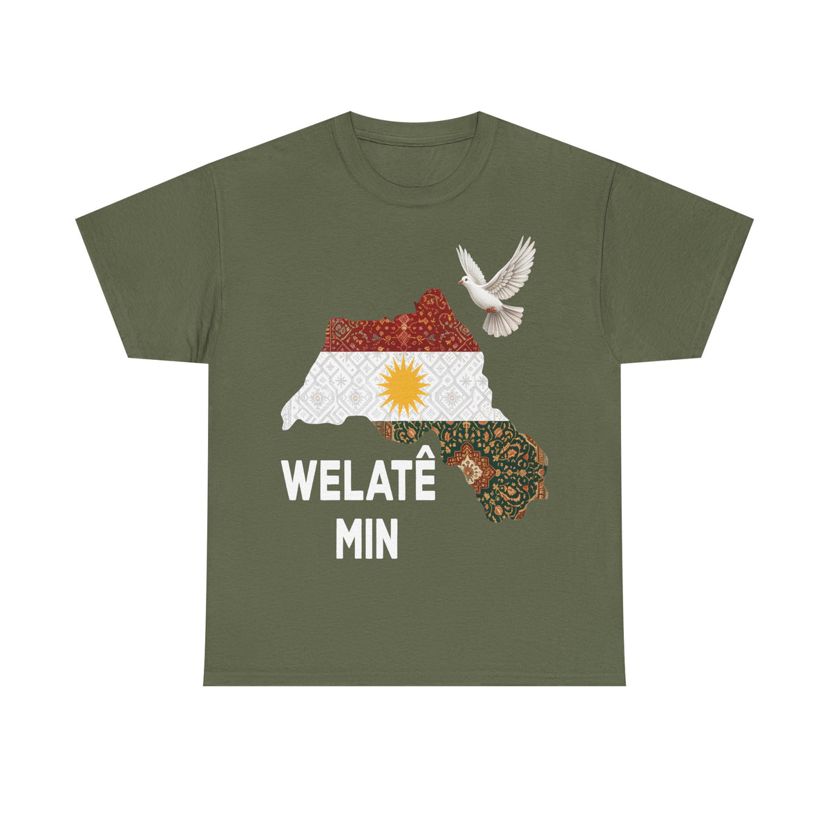 Camiseta unisex Welate Min Kurdi Kurdistan Azadi con bandera, orgullo y Newroz