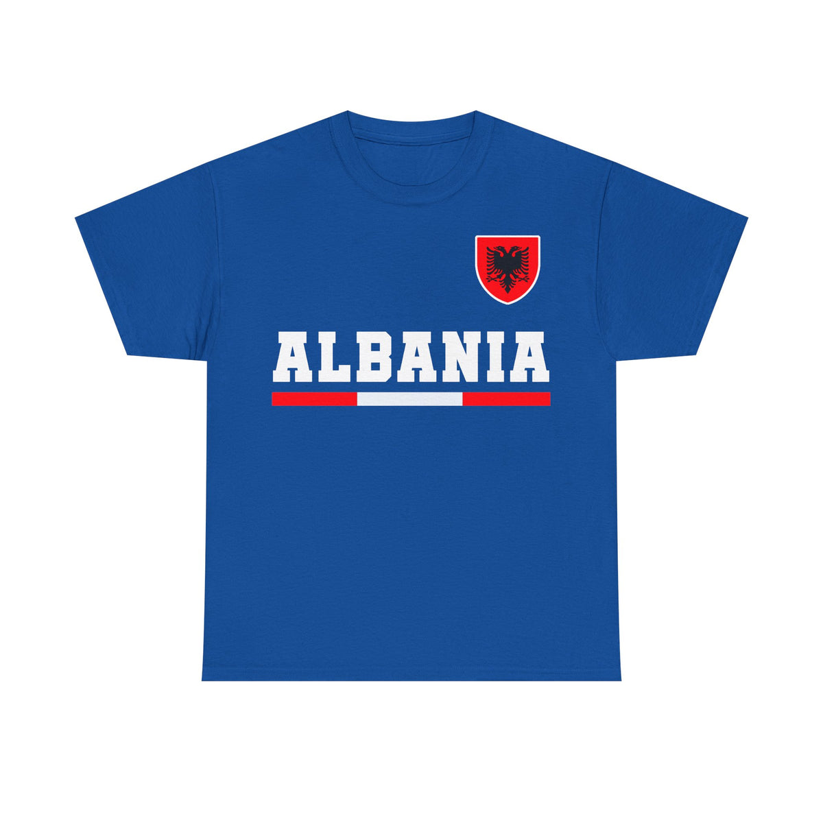 Albania Wappen Shqiptar Flagge Adler Fußball Fan Sport Unisex T Shirt