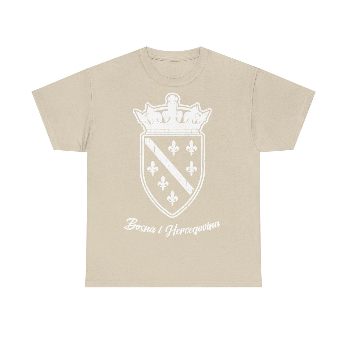 Bosna i Hercegovina Wappen Flagge - Unisex T-Shirt