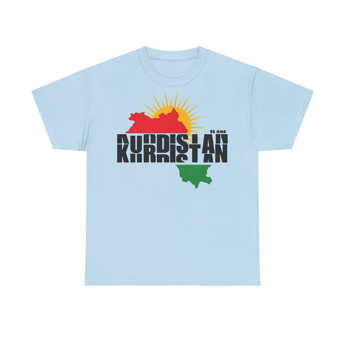 Kurdistan Sonne Flagge Azadi Newroz - Unisex T-shirt