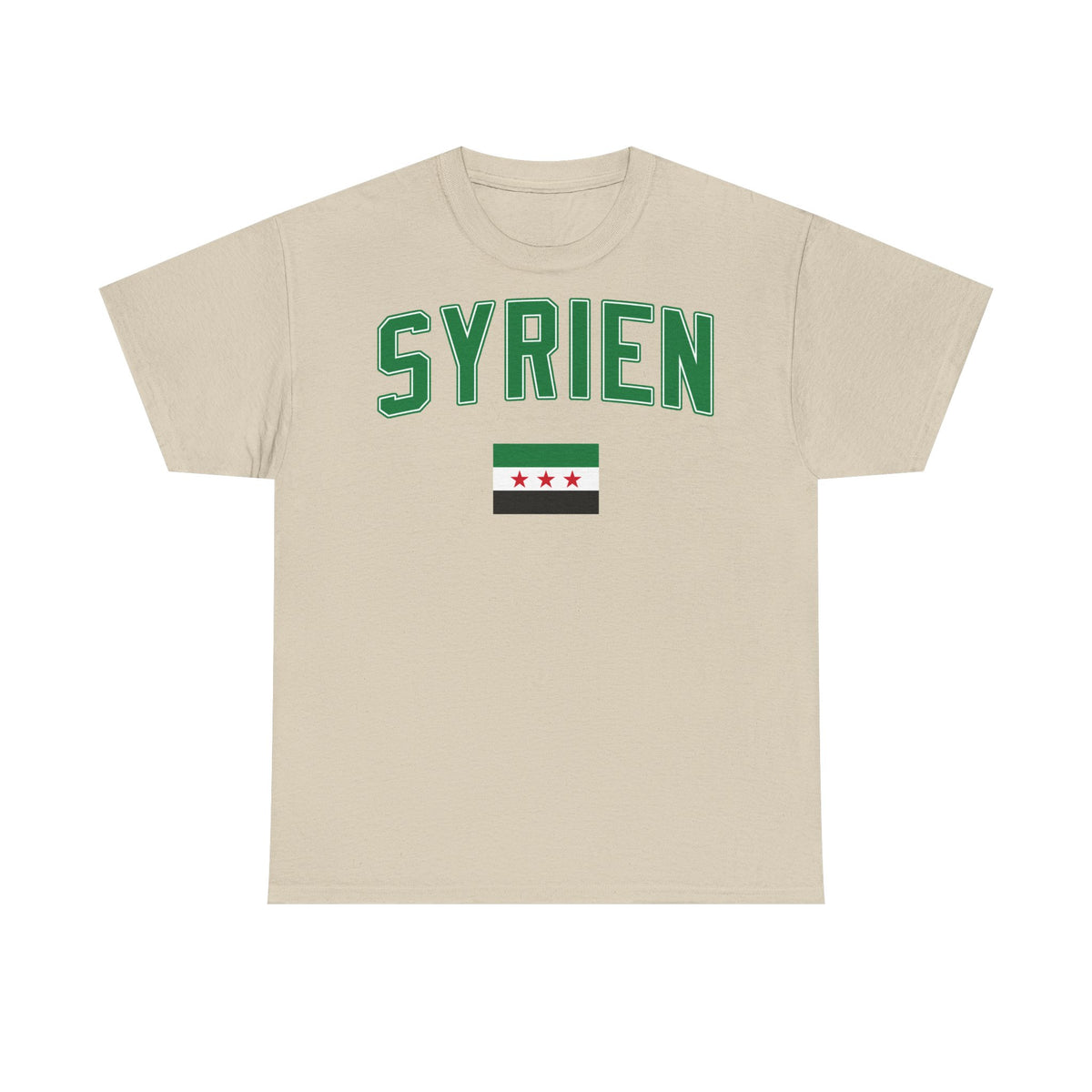 Syria Syrien Wappen Flagge Heimat Sport Fan Geschenkidee - Unisex T-Shirt