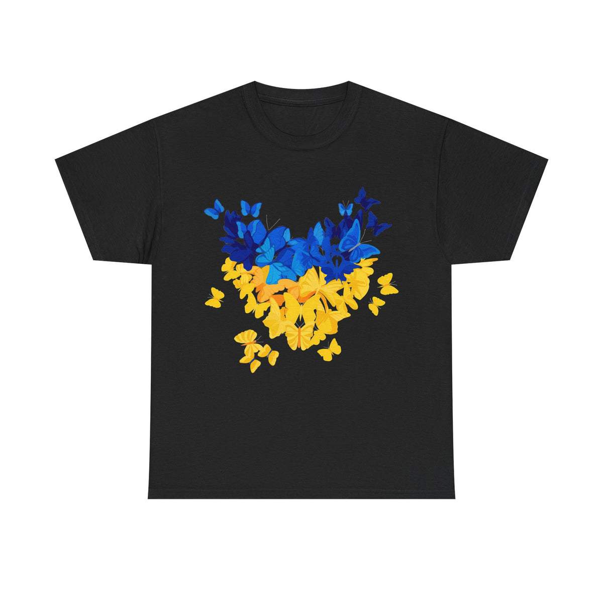 Bandera de Ucrania escudo idea de regalo afición al deporte moda vintage - Camiseta unisex