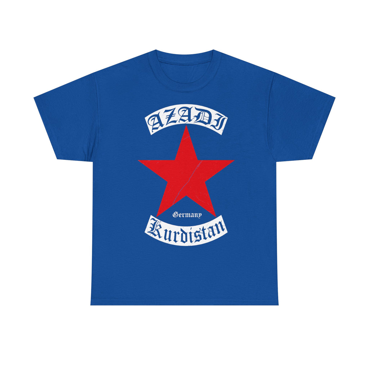 Kurdistán Azadi Escudo Bandera Patria Newroz Regalo - Camiseta unisex