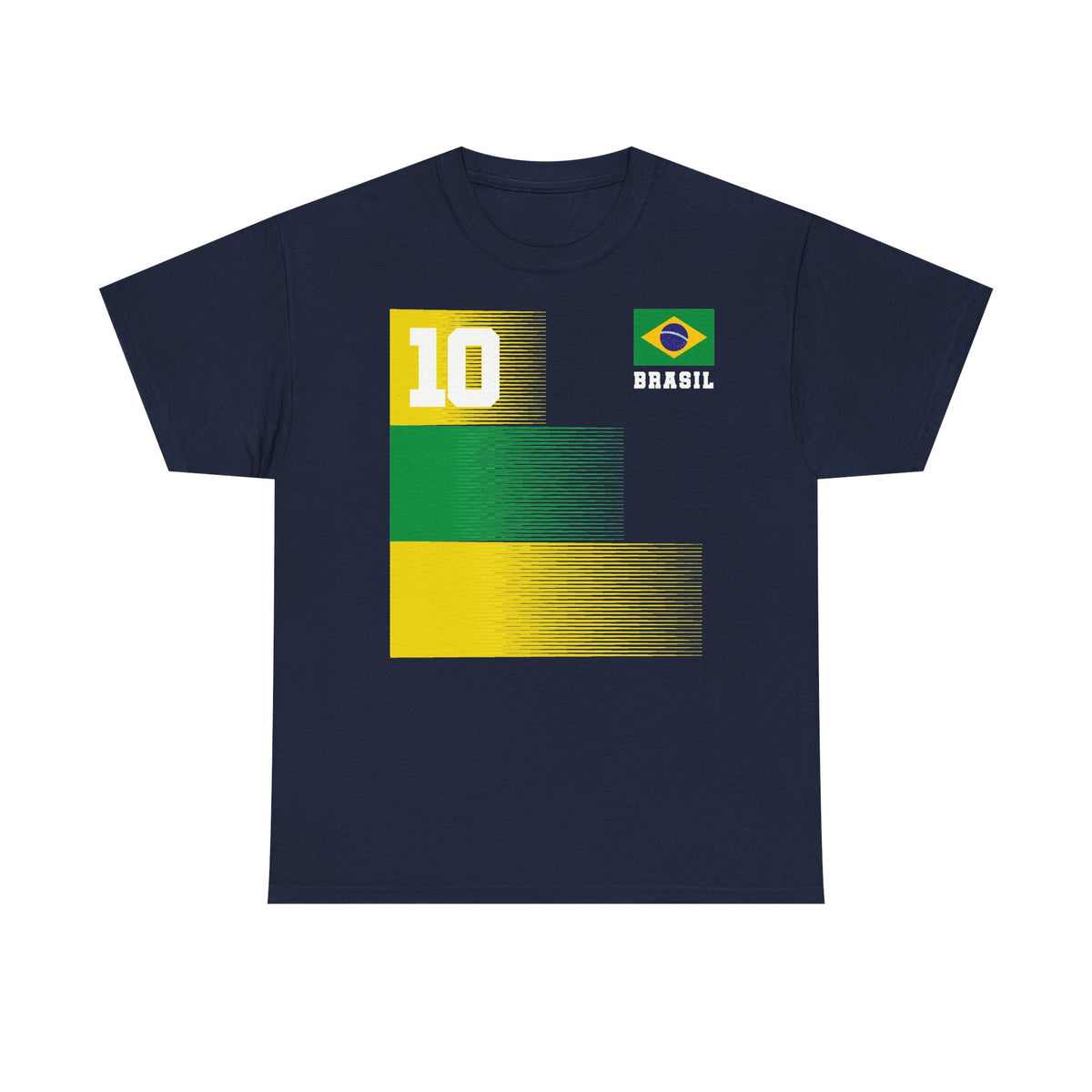 Brazil Brasilien Wappen Flagge Sport Fan Fußball Geschenkidee - Unisex T-Shirt