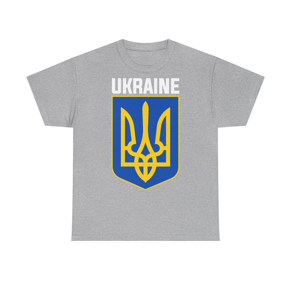 Bandiera e stemma dell'Ucraina Idea regalo Sport Tifoso Moda Vintage - T-shirt unisex