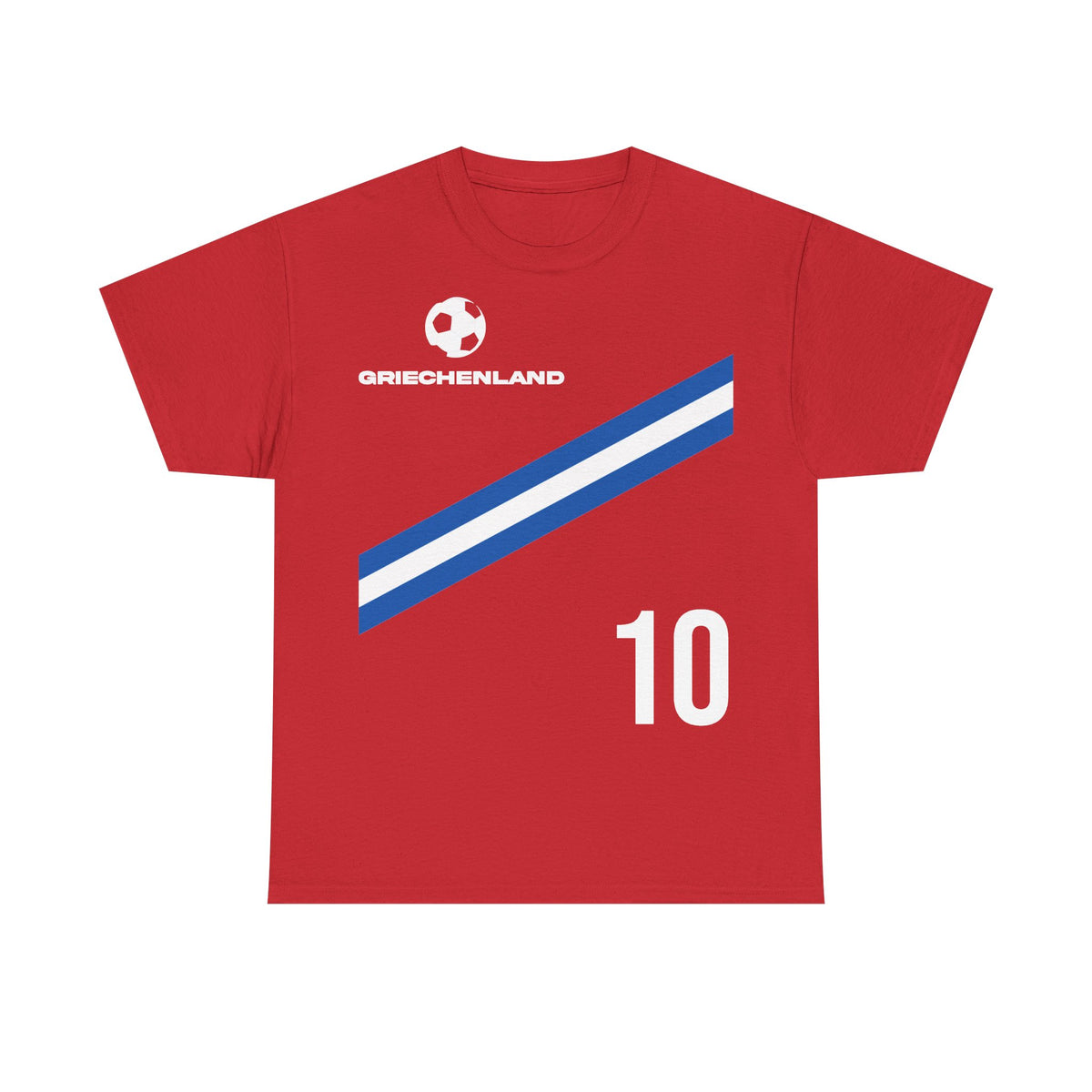Grecia Grecia Bandera Escudo Patria Fútbol Deporte Aficionado Idea de regalo - Camiseta unisex