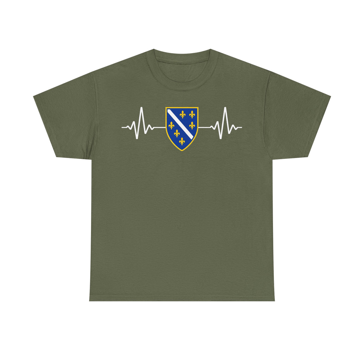 Bosnia Wappen Flagge Stolz Heimat Fußball fan Geschenkidee - Unisex T-Shirt