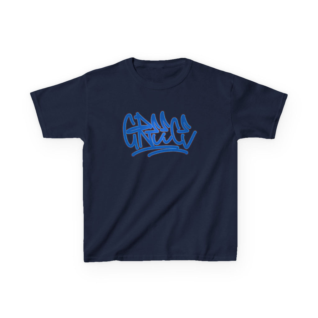 Greece Griechenland Flagge Wappen Heimat Fußball Sport Fan Geschenkidee - Für Kinder & Jugendliche Unisex T-Shirt
